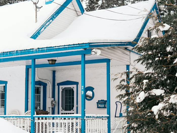 Résidence québécoise préparée pour la mise en vente